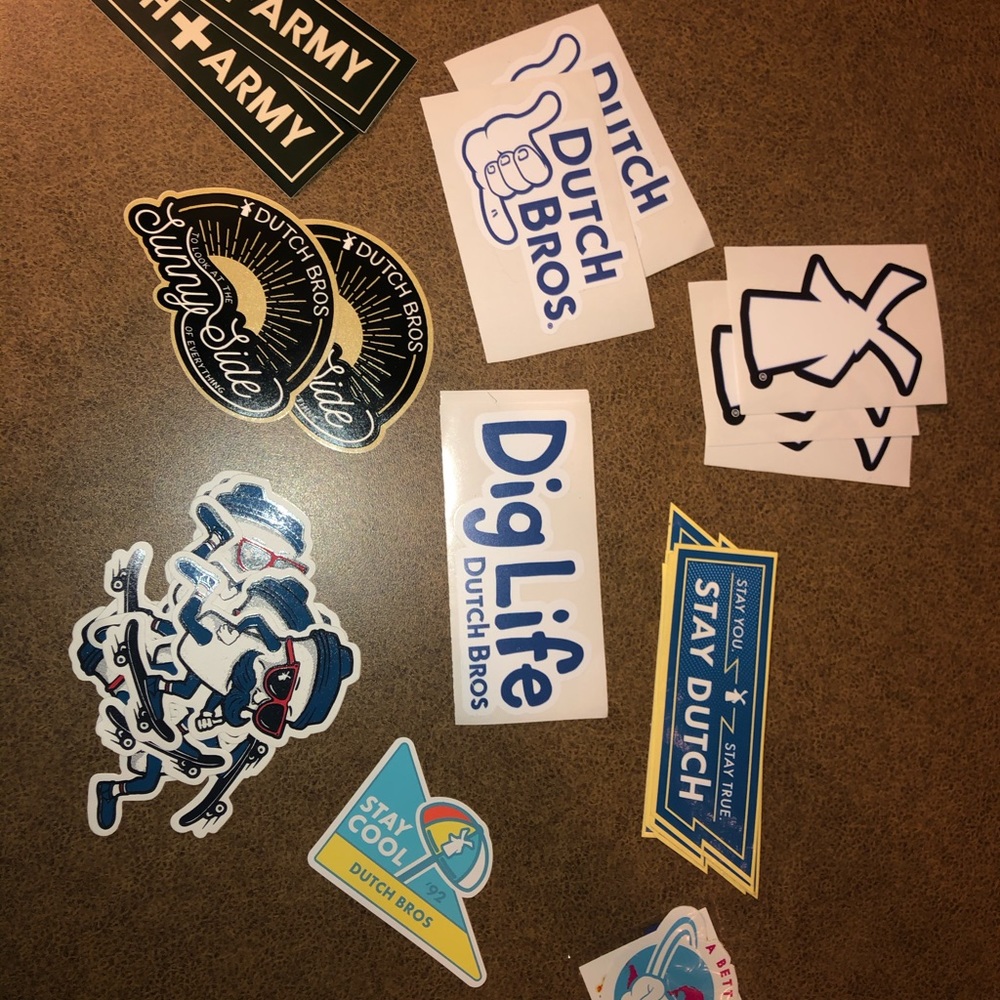 Dutch Bros stickers *read description*